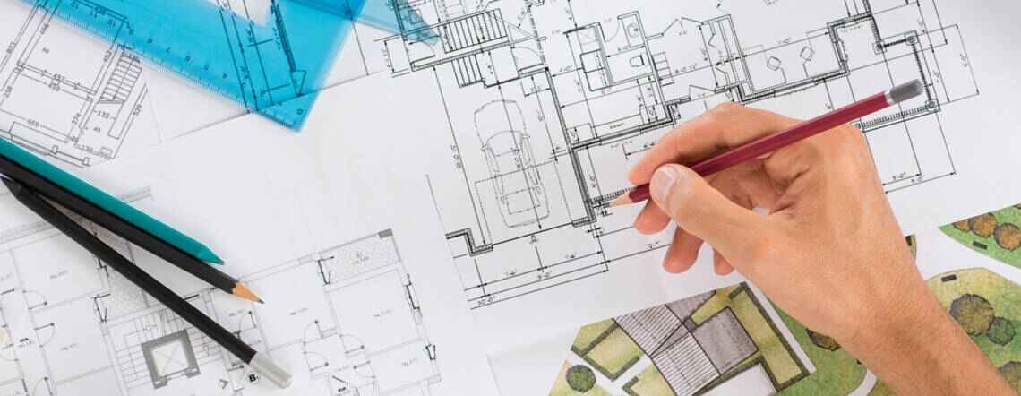 Architectural CAD drafting services UK for plans elevations sections and details