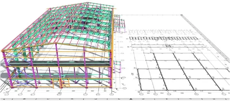 Steel shop drawings UK for structural fabricators